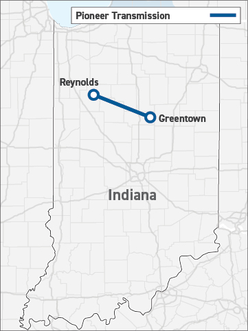 Pioneer Transmission map